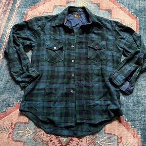 Vintage Wool Blend Men’s Med Flannel